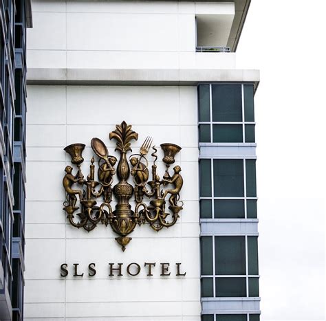 Sls Hotel Logo Identity At Beverly Hills Hotel Logo Monkey Business