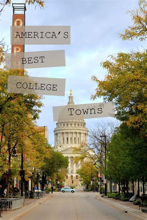 Best College Towns 5 Cities In America With Great Atmospheres