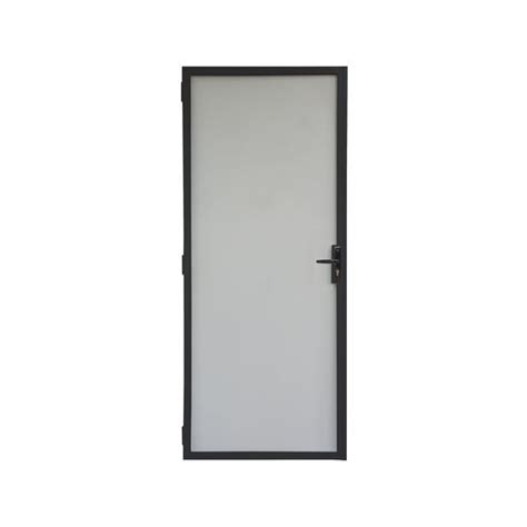 2032 X 813mm Barrier Door Steel Frame Metric Contemporary Black