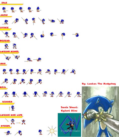 Sonic The Best Sprites Sonic The Hedgehog