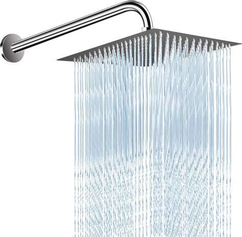 Inches High Pressure Shower Head With Inches Extension Arm