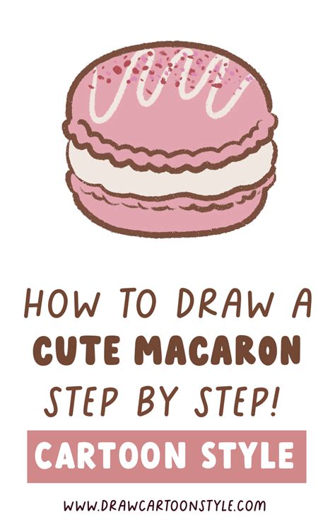 Learn How To Draw A Cute Macaron In 2023 Easy Animal Drawings
