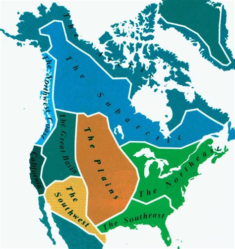 The Tribes Of North America Can Be Divided Into Nine Specific Regions American Indian History