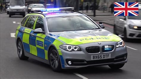 Metropolitan Police Car Responding Bmw 525d Youtube