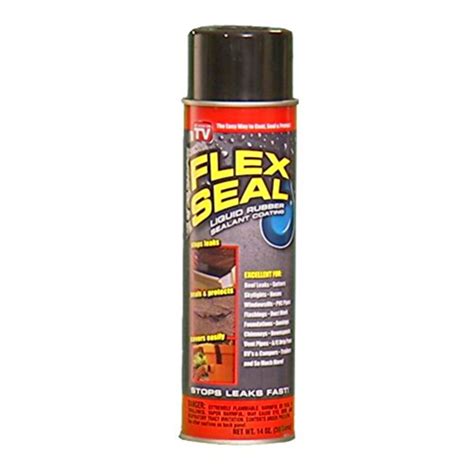 Flex Seal Black 14 Ounce Spray Rubber Liquid Leak Roof Pipe Aerosol
