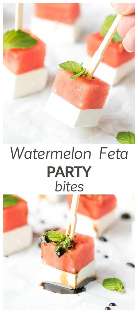 Watermelon And Feta Appetizer Bites Cooking Lsl
