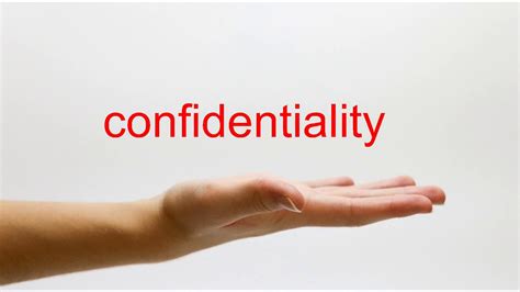 How To Pronounce Confidentiality American English Youtube
