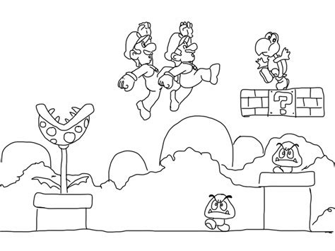 The name of super mario is of course so popular in the kids' world. Mario Coloring Pages | Super mario coloring pages, Mario ...