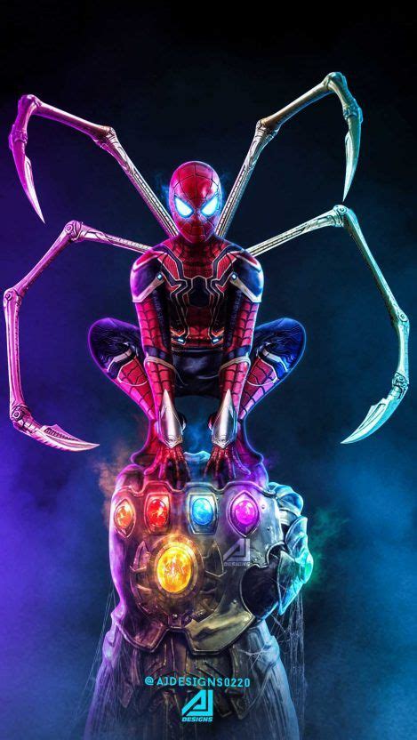 Thanos Vs Spider Man Iphone Wallpaper Iphone Wallpapers Spiderman
