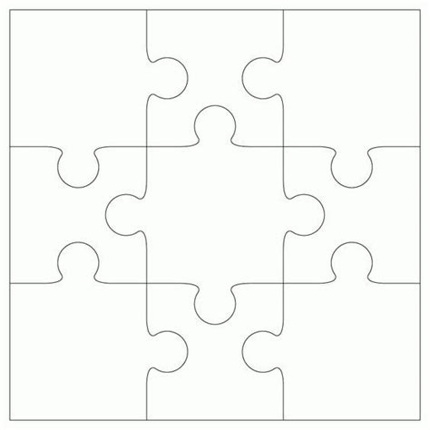 Free Puzzle Template Svg Free Puzzle Autism Awareness