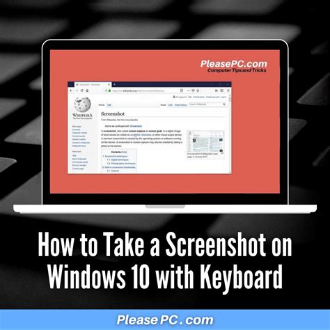 How To Take A Screenshot On Windows With Keyboard Snipping Tool Take A Screenshot Windows