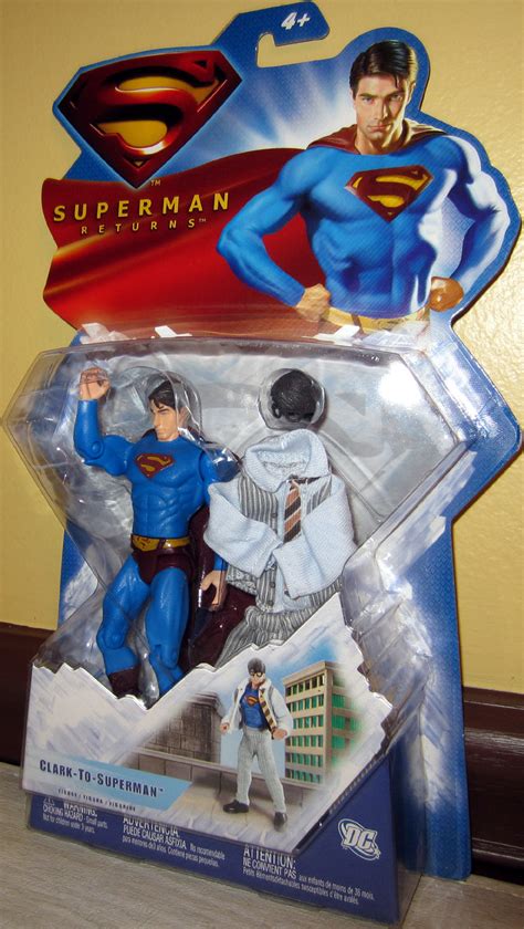 Clark To Superman Figure Superman Returns Mattel