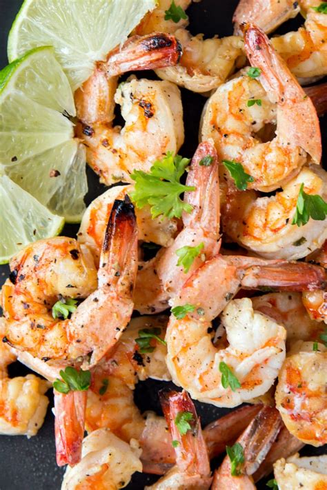 A big hit with company, and easy to prepare. Grilled Marinated Shrimp - Recipe Girl