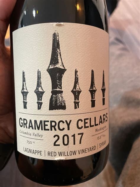 2017 Gramercy Cellars Syrah Red Willow Vineyard Usa Washington