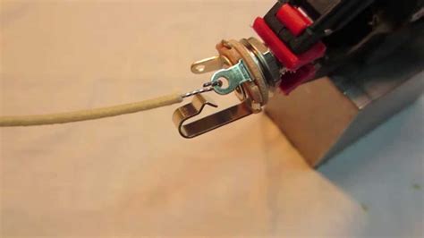 This utilizes a spdt switch in which terminals 4 and 5 are 1 4 inch jack wiring is just one of grown content at the moment. How to solder a 1/4" jack. - YouTube