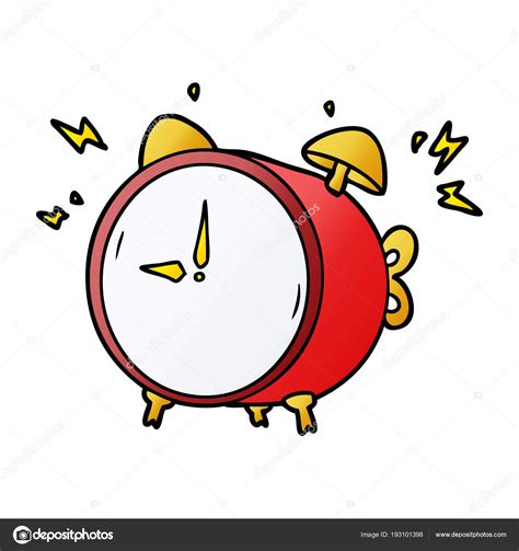 373x500 green alarm clock png clip art. Cartoon Ringing Alarm Clock ⬇ Vector Image by ...