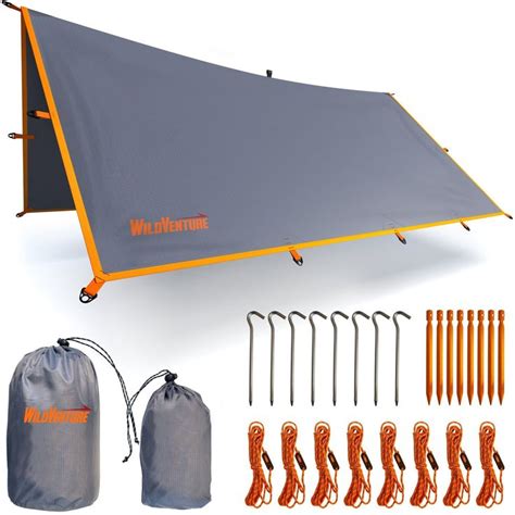 Rain Fly Tent Tarp Waterproof Shelter For Camping And Hiking Free