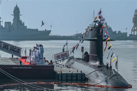 Indian Navy Inducts Fifth Kalvari Class Scorpene Submarine