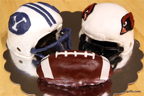 Byu Helmet Cake With Images Cake Cupcake Cakes Sport Cakes