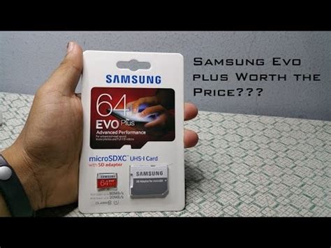 Samsung Evo Plus 64gb microSd (Original Or Fake??) - YouTube