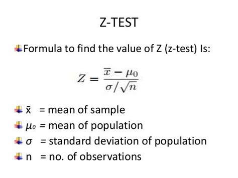 Hypothesis Testing Using Z Test Statistics Blogs Fireblaze Ai School