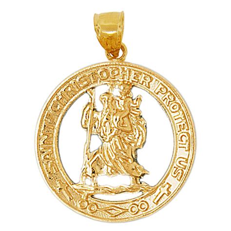 Mar 25, 2021 · this st. 14K Gold Protect Us Saint Christopher Medallion