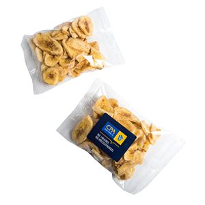 Pectin, a soluble fiber in bananas helps ward off colon and pancreatic cancers. Banana Chips 50g Bag - Custom Savoury Health Snack | Fast ...