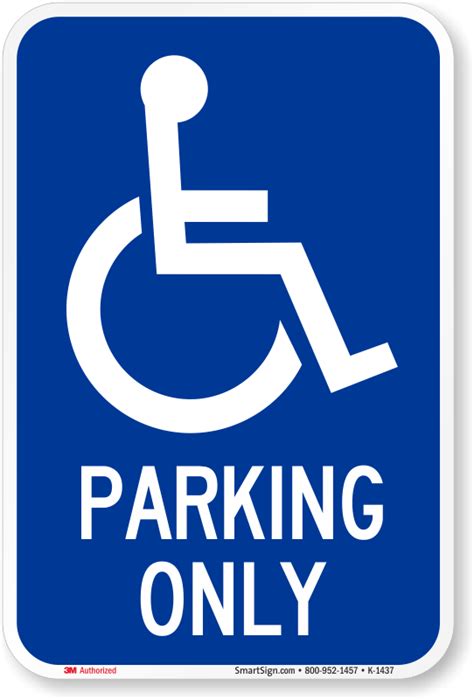 Handicap Parking Signs Handicapped Parking Signs Disabled Sign