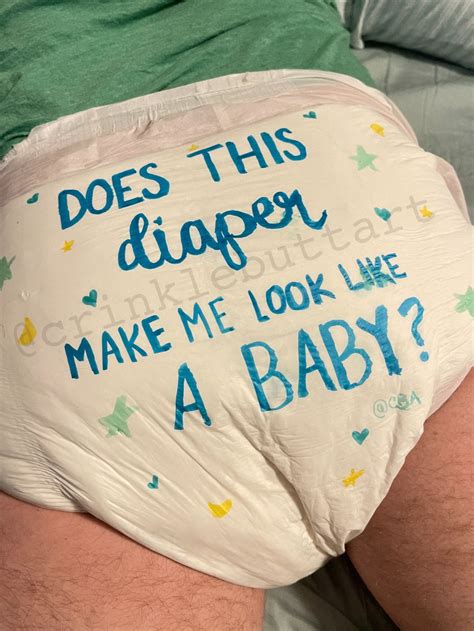 Abdl Diaper Adult Baby Diaper Does This Diaper Make Me Etsy