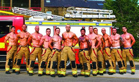 Firefighters Strip Off For Topless Charity Calendar Shoot Daily Star