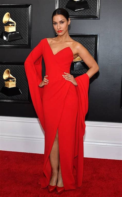 Photos From Grammys 2020 Red Carpet Fashion E Online Fashion Red
