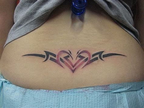 Tribal Tramp Stamp Tattoo Via Yin Tattoo Designs Tribal Heart Tattoos