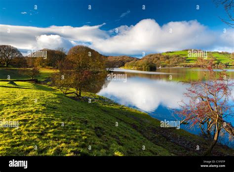 Coniston Water Lake District National Park Cumbria England Europe