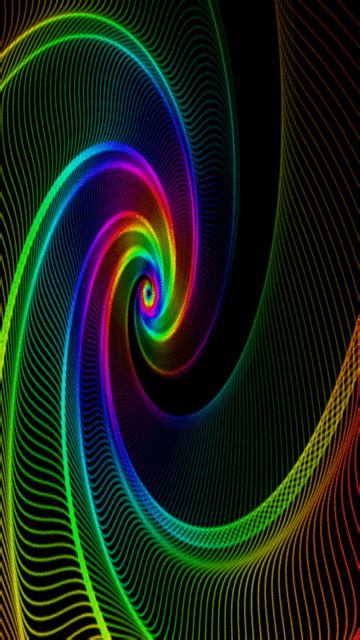۞fractal ۞  Background Moving Wallpapers Rainbow 