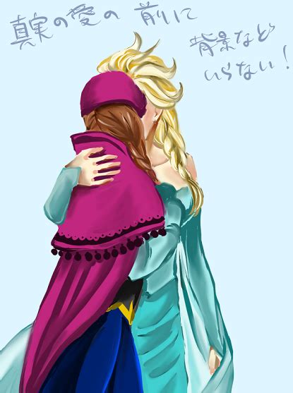 Safebooru 2girls Anna Frozen Arm Around Shoulder Blonde Hair Couple Elsa Frozen Frozen