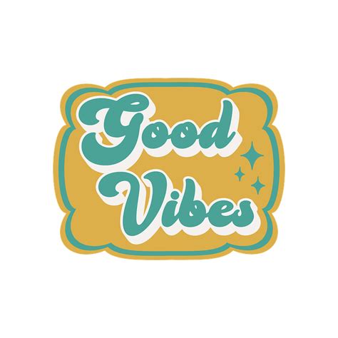 Download Good Vibes Positive Vibes Royalty Free Stock Illustration