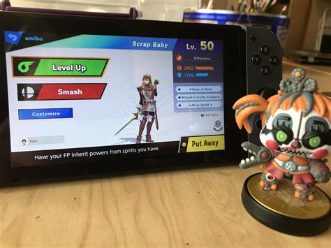 And With That The Scrap Baby Amiibo Is Done Was Lucky Enough To Score