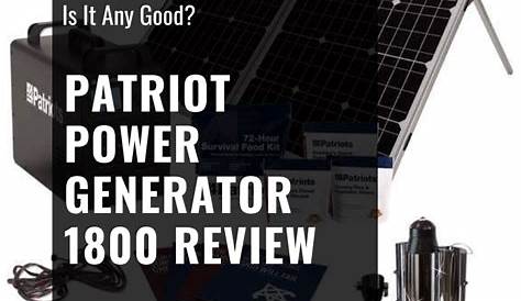 REVIEW: Patriot Power Generator + Top 4 Alternative Solar Generators
