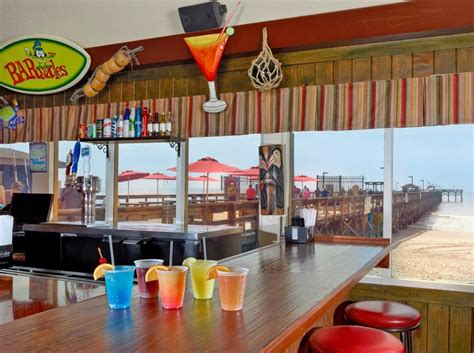 2801 south kings highway, myrtle beach, sc 29577 ~1.62 miles northeast of myrtle beach state park. BARnacles Bar & Grille located oceanfront on the ...