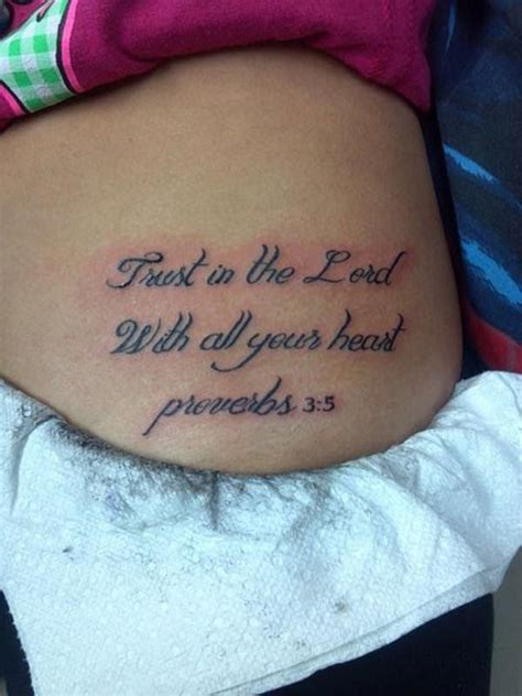Some people chose to tattoo the entire bible verse and some chose to paraphrase so it takes up less skin. Pin on Tattoos