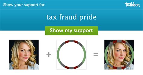 Tax Fraud Pride Support Campaign Twibbon