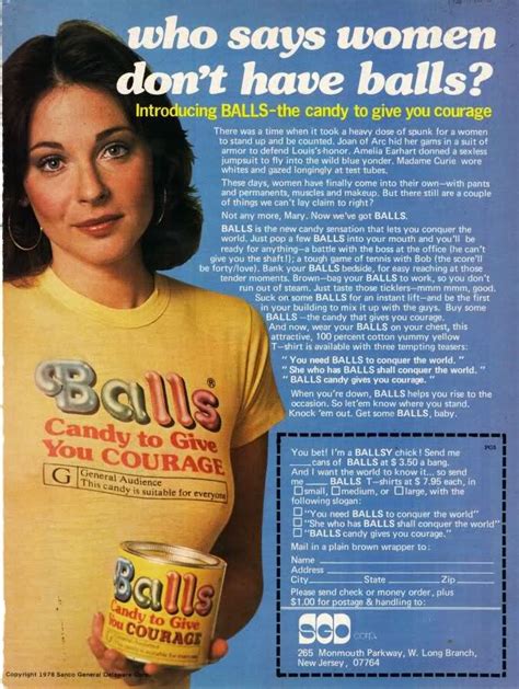 Balls Candies Vintage Sexist Advertising Boing Boing