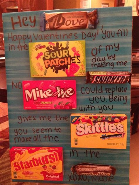 Need some ideas on what to do? Valentines I did for my boyfriend this year! Candy sayings ...