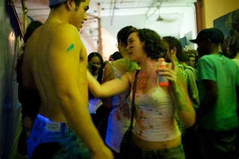 Photos From A Body Painting Party At Mckibbin Lofts Via Paint Party Body
