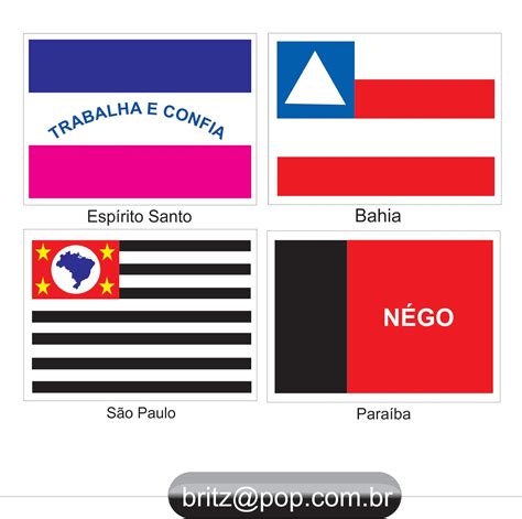 Vetor Cdr Free Bandeiras De Estados Do Brasil