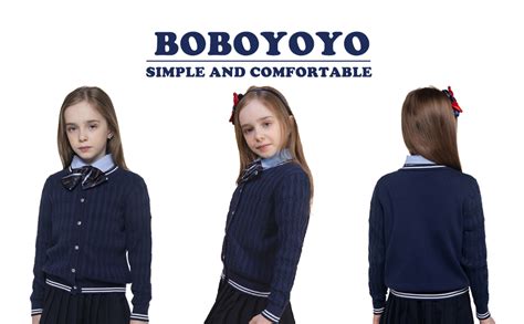 Store Boboyoyo Girls Sweater Pullover School Uniforms Gir For