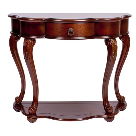 Aston Antique French Style Half Moon Console Table Homesdirect365
