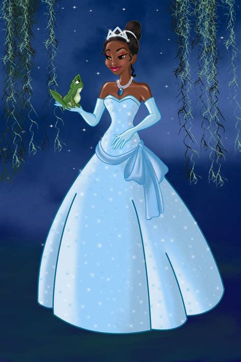 Disney Princess Fan Art Tiana Disney Princess Tiana Disney Princess Fashion Black Disney