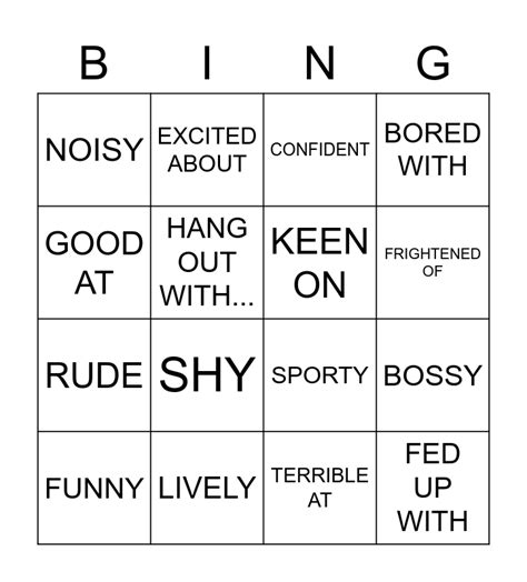 Bingo Time Bingo Card