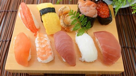 Images Sushi Fish Food Food Seafoods 1366x768